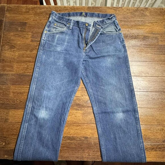 Vintage Wrangler 47MWZ Jeans Size 32X36 Nicely Worn Cowboy Western Rodeo - Picture 1 of 15